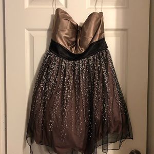 Brown/Black Party Dress